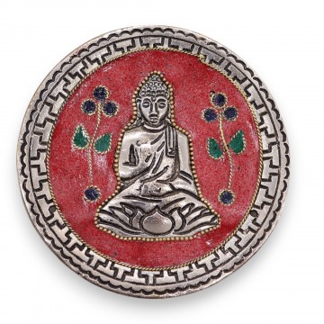 Porta Incenso Buddha Rosso...