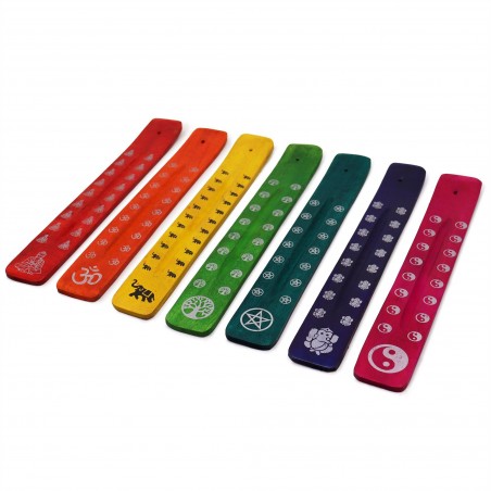 Porta Incensi in Legno - Colori e Design Vari