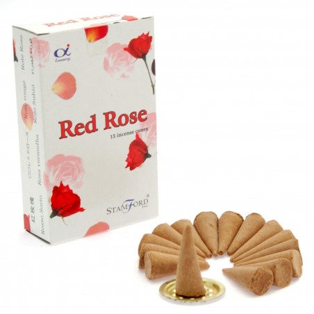 Coni Incenso Rosa Rossa - Stamford